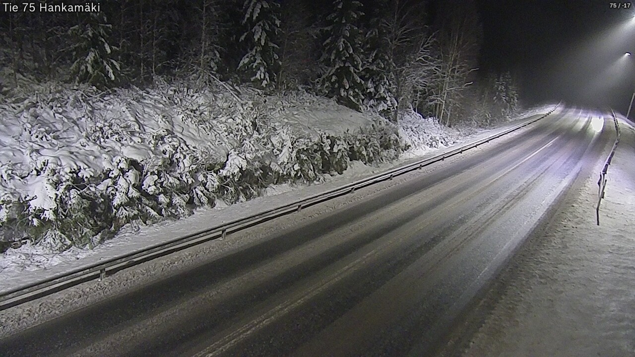 Weather Camera Image Väg 75 Rautavaara, Hankamäki, Rautavaara, Pohjois-Savo