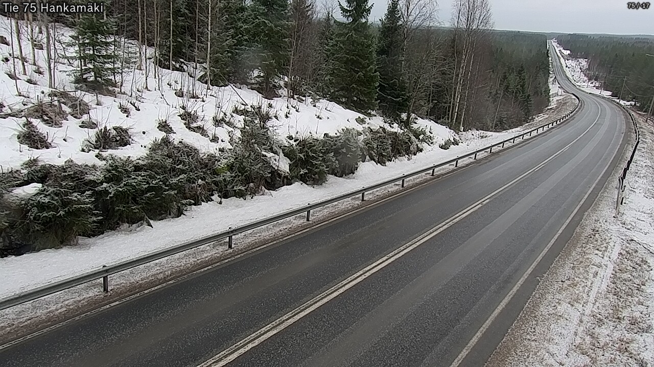 Kelikamerat Kuva Tie 75 Rautavaara, Hankamäki, Rautavaara, Pohjois-Savo