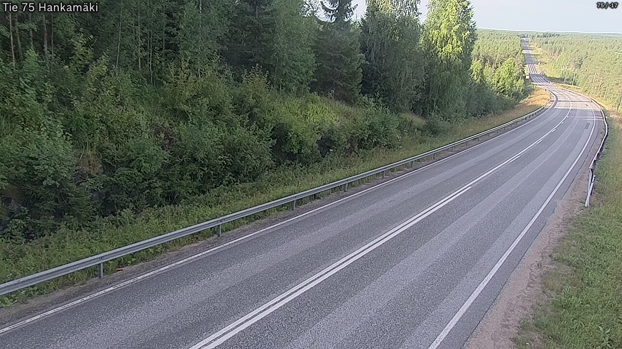 Weather Camera Image Road 75 Rautavaara, Hankamäki, Rautavaara, Pohjois-Savo