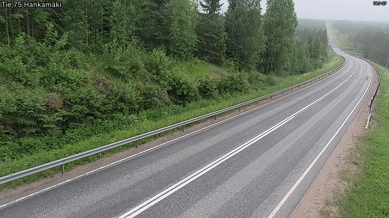 Weather Camera Image Road 75 Rautavaara, Hankamäki, Rautavaara, Pohjois-Savo