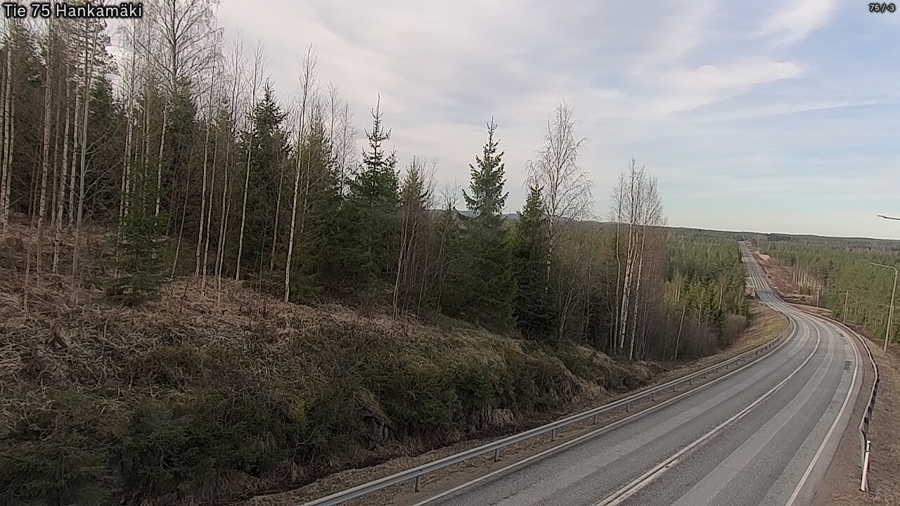 Kelikamerat Kuva Tie 75 Rautavaara, Hankamäki, Rautavaara, Pohjois-Savo
