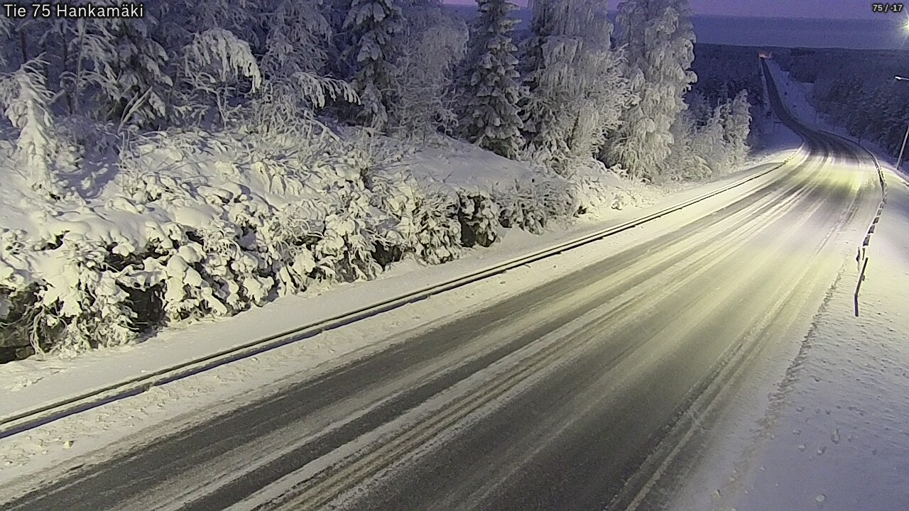 Kelikamerat Kuva Tie 75 Rautavaara, Hankamäki, Rautavaara, Pohjois-Savo