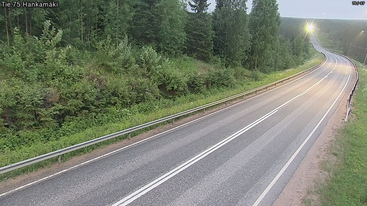 Weather Camera Image Road 75 Rautavaara, Hankamäki, Rautavaara, Pohjois-Savo