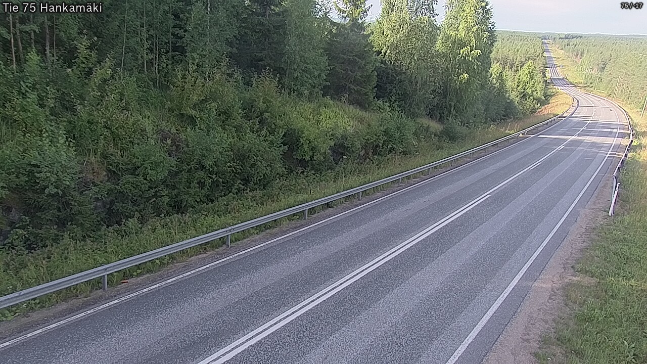 Weather Camera Image Road 75 Rautavaara, Hankamäki, Rautavaara, Pohjois-Savo