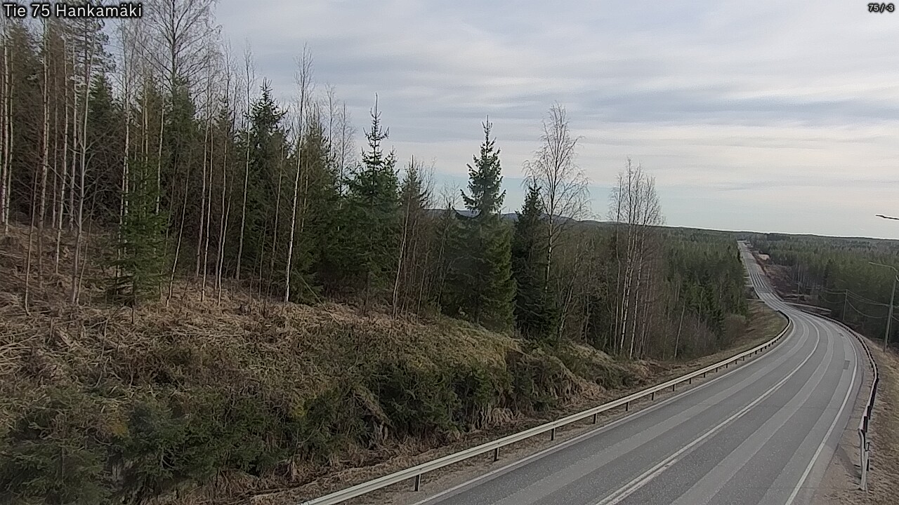 Kelikamerat Kuva Tie 75 Rautavaara, Hankamäki, Rautavaara, Pohjois-Savo