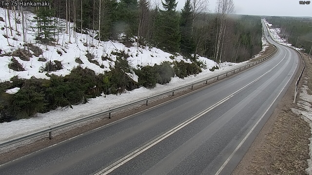 Weather Camera Image Road 75 Rautavaara, Hankamäki, Rautavaara, Pohjois-Savo