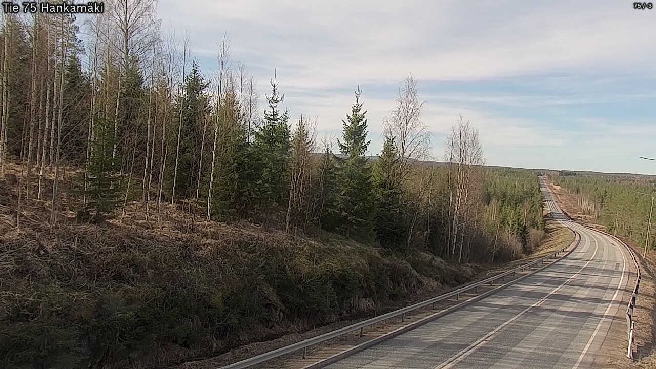 Kelikamerat Kuva Tie 75 Rautavaara, Hankamäki, Rautavaara, Pohjois-Savo