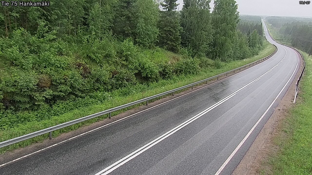 Weather Camera Image Road 75 Rautavaara, Hankamäki, Rautavaara, Pohjois-Savo