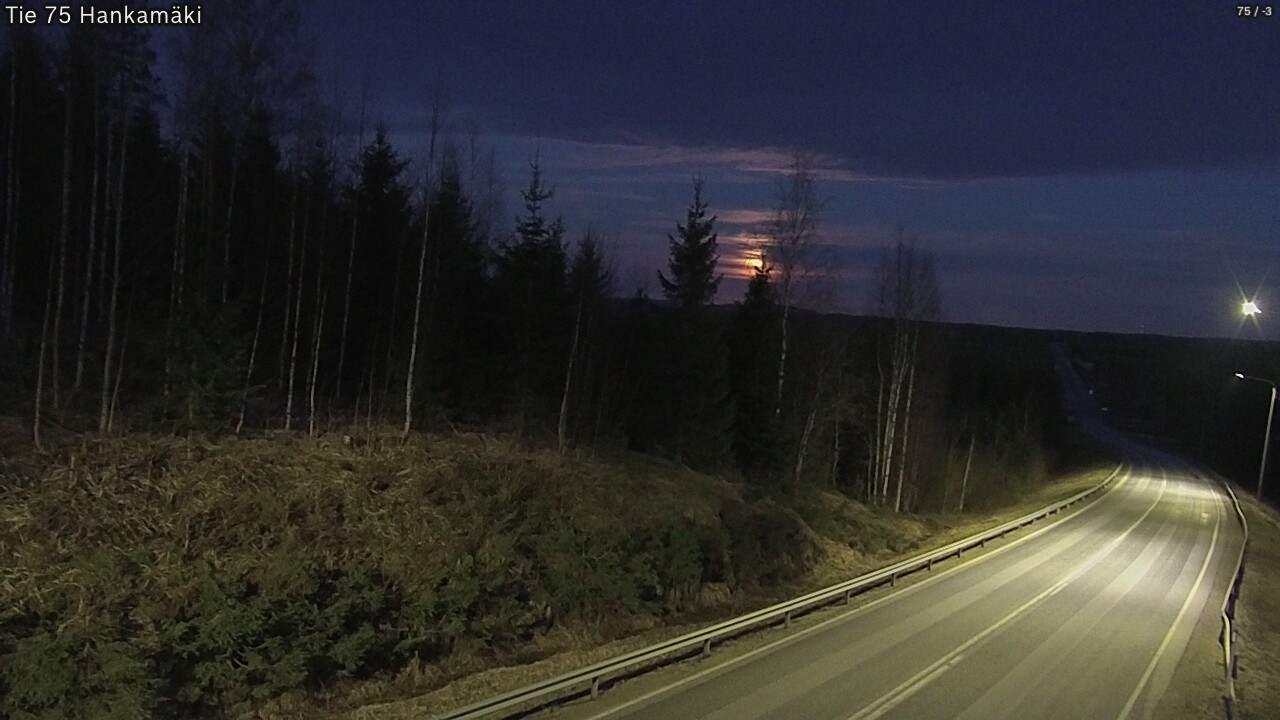 Weather Camera Image Road 75 Rautavaara, Hankamäki, Rautavaara, Pohjois-Savo