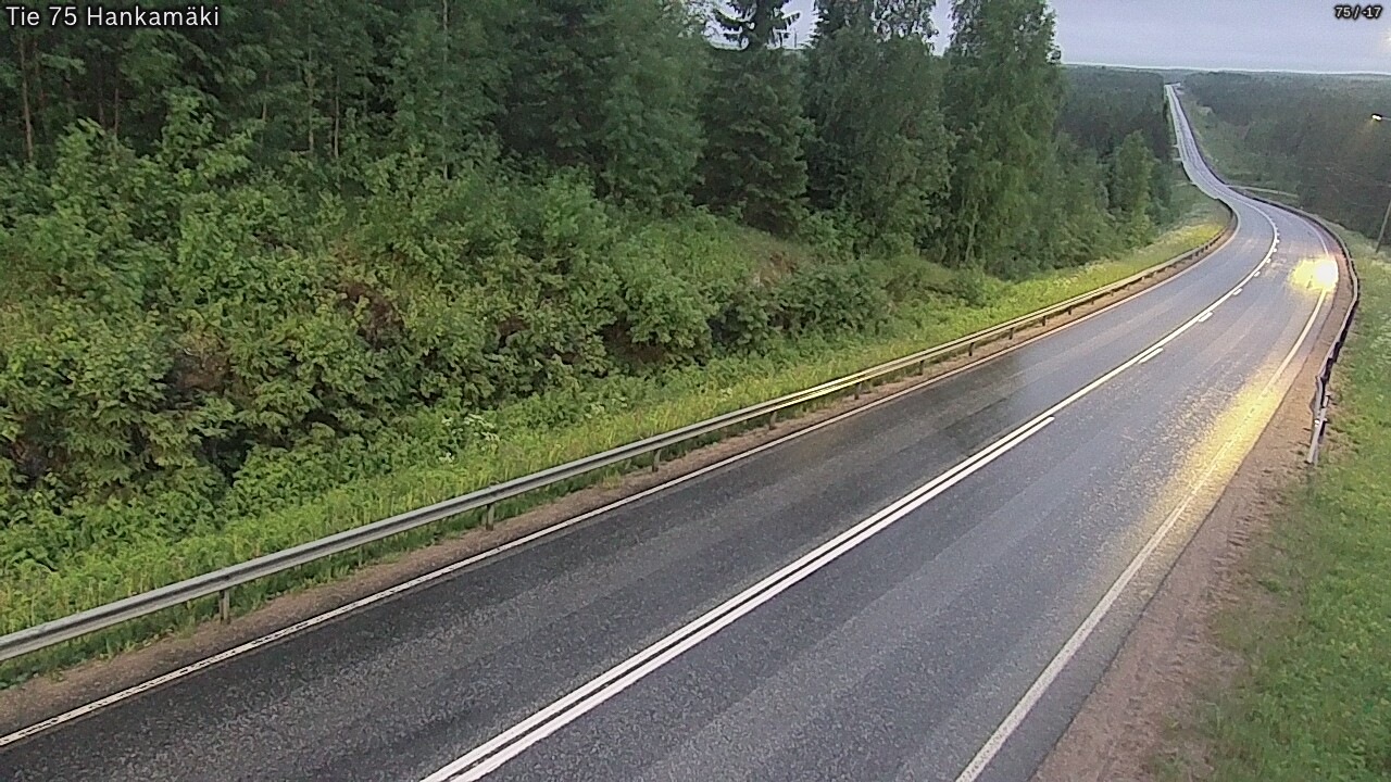Weather Camera Image Road 75 Rautavaara, Hankamäki, Rautavaara, Pohjois-Savo