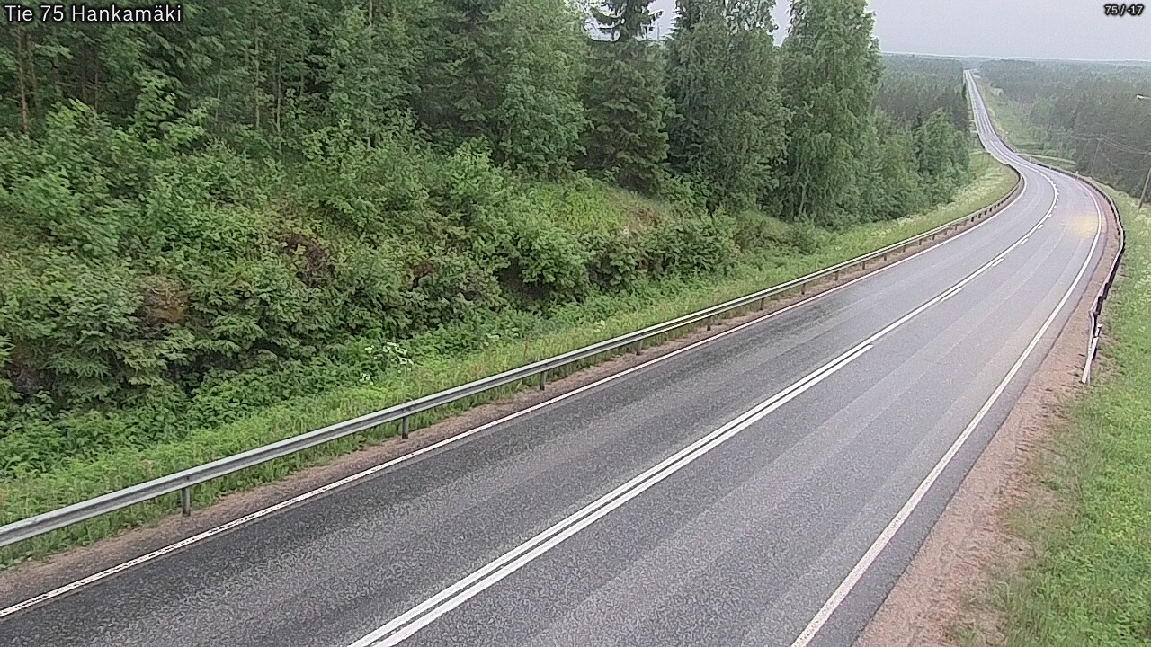 Weather Camera Image Road 75 Rautavaara, Hankamäki, Rautavaara, Pohjois-Savo