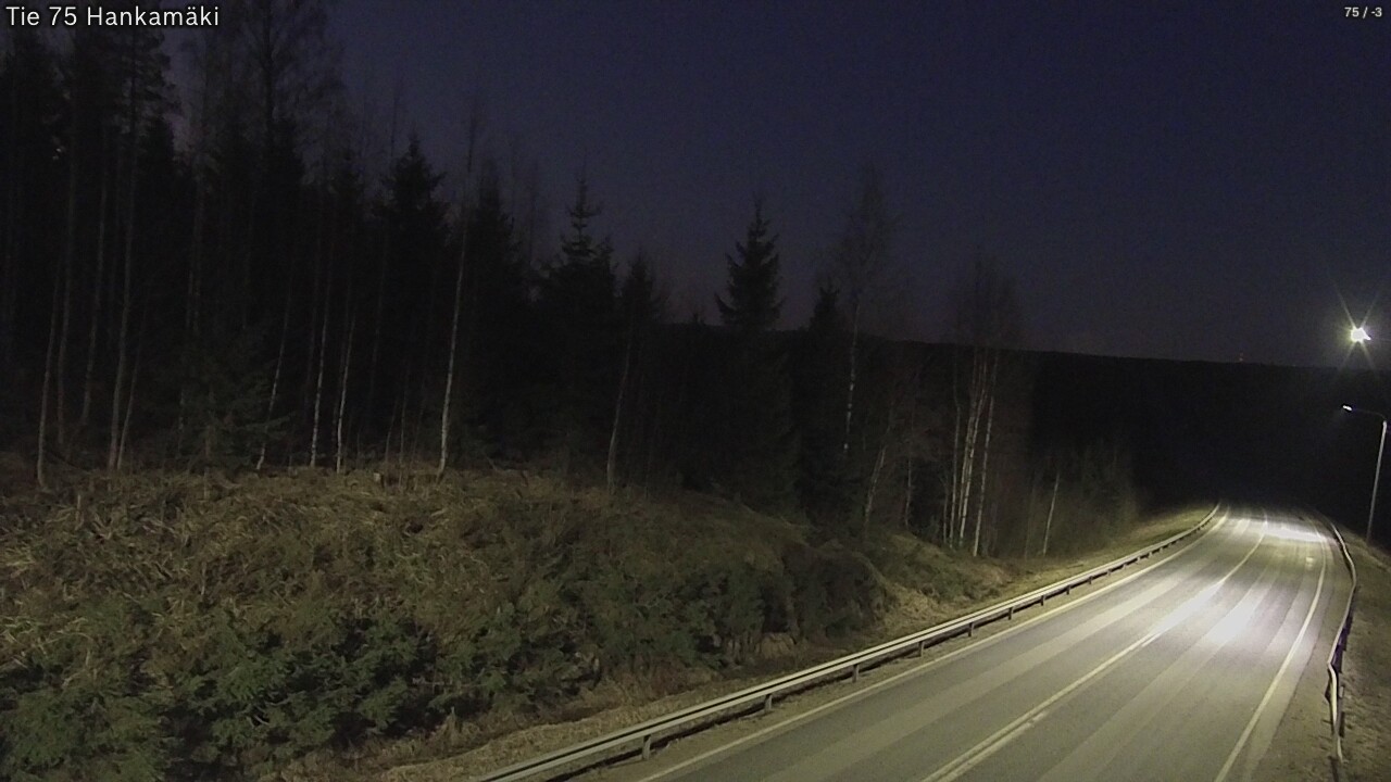 Weather Camera Image Road 75 Rautavaara, Hankamäki, Rautavaara, Pohjois-Savo