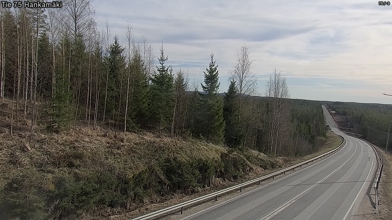Kelikamerat Kuva Tie 75 Rautavaara, Hankamäki, Rautavaara, Pohjois-Savo