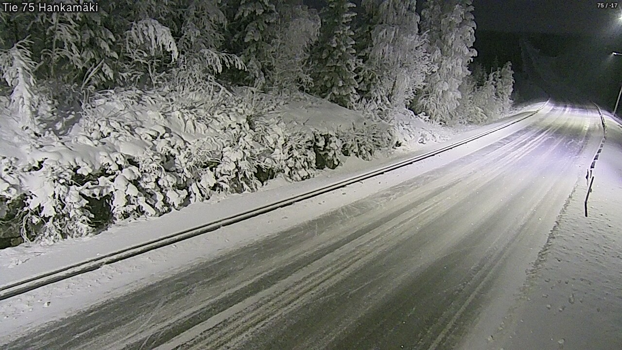 Kelikamerat Kuva Tie 75 Rautavaara, Hankamäki, Rautavaara, Pohjois-Savo