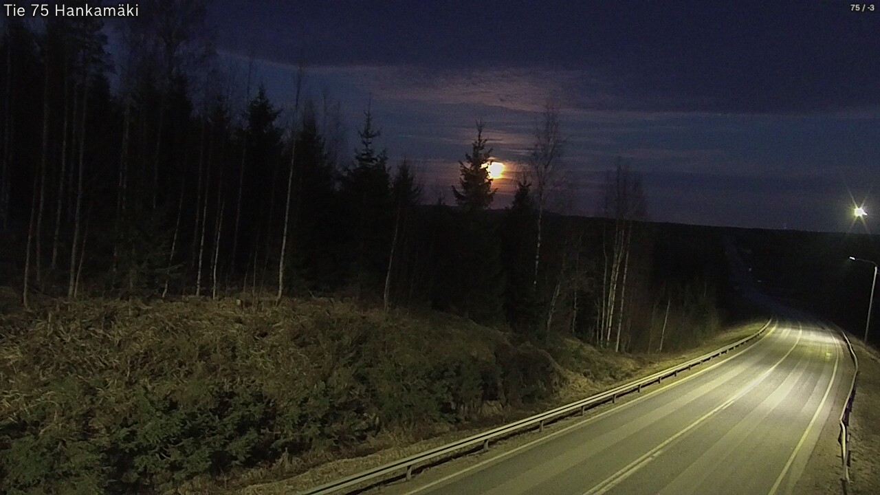 Weather Camera Image Road 75 Rautavaara, Hankamäki, Rautavaara, Pohjois-Savo