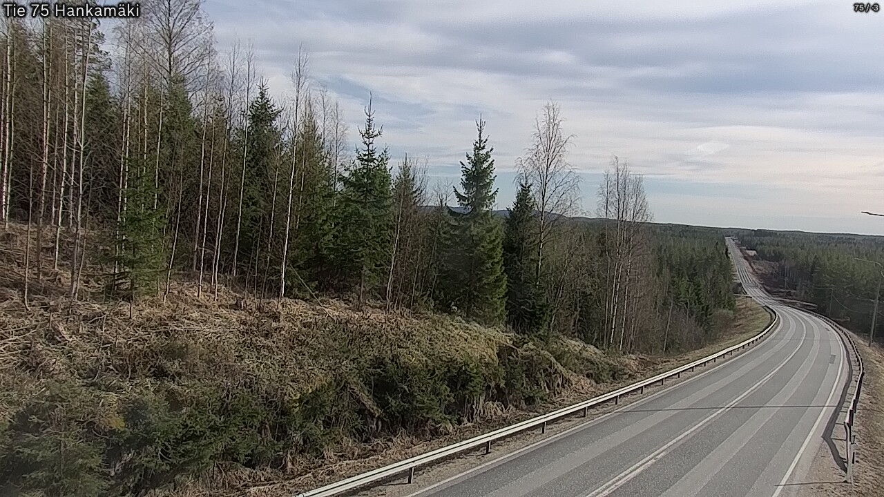 Kelikamerat Kuva Tie 75 Rautavaara, Hankamäki, Rautavaara, Pohjois-Savo