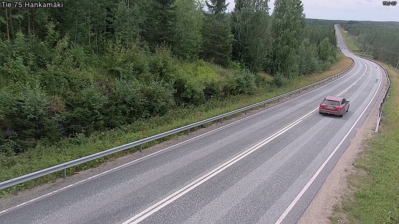 Kelikamerat Kuva Tie 75 Rautavaara, Hankamäki, Rautavaara, Pohjois-Savo