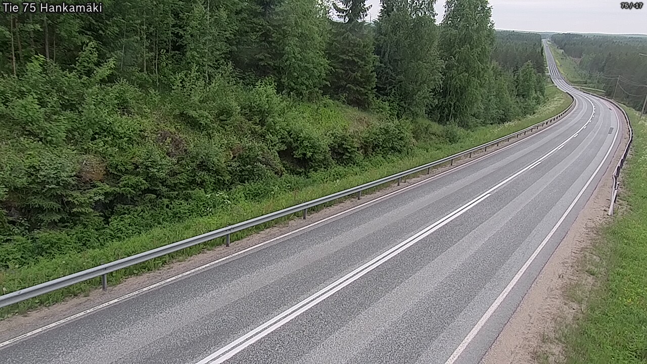 Weather Camera Image Road 75 Rautavaara, Hankamäki, Rautavaara, Pohjois-Savo