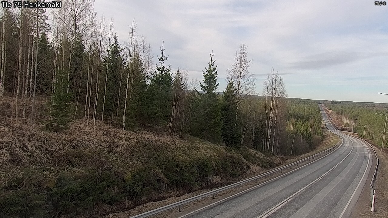 Kelikamerat Kuva Tie 75 Rautavaara, Hankamäki, Rautavaara, Pohjois-Savo