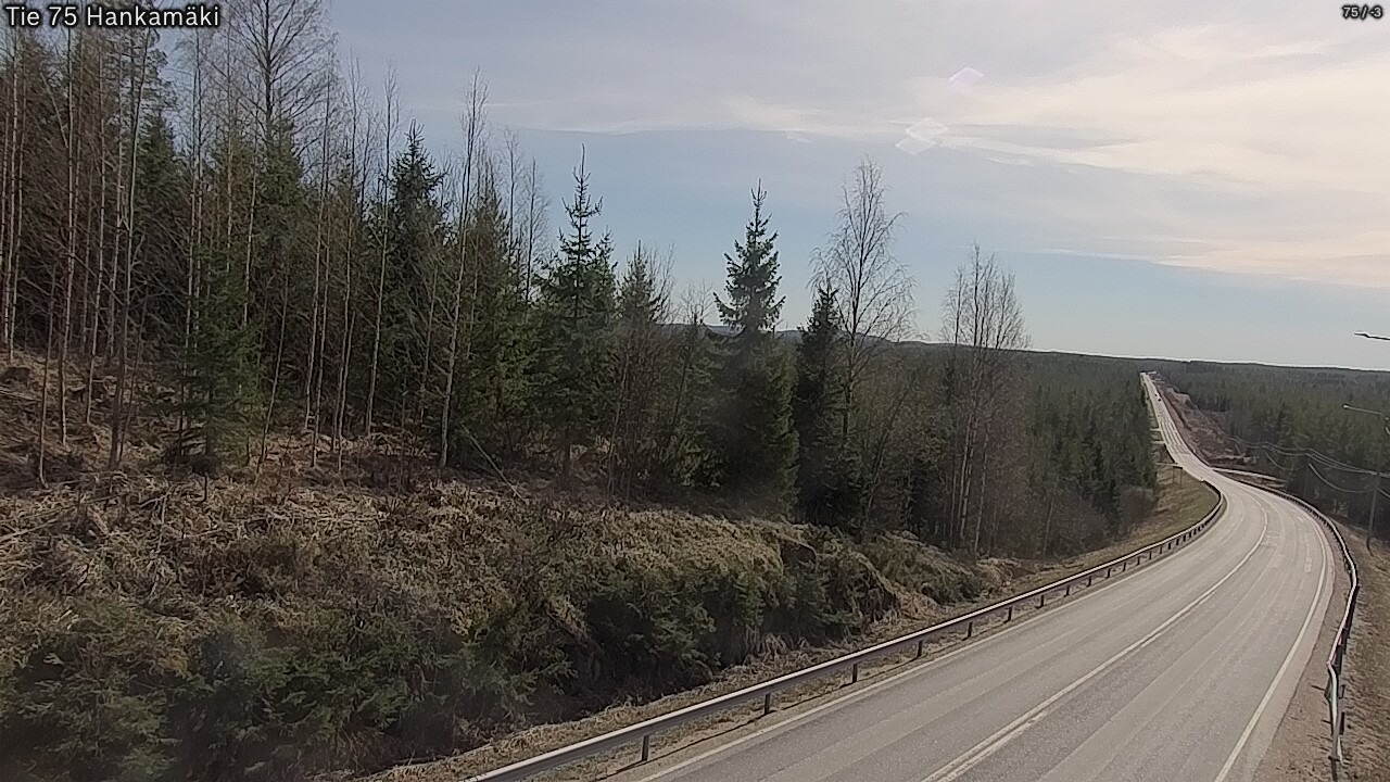 Kelikamerat Kuva Tie 75 Rautavaara, Hankamäki, Rautavaara, Pohjois-Savo