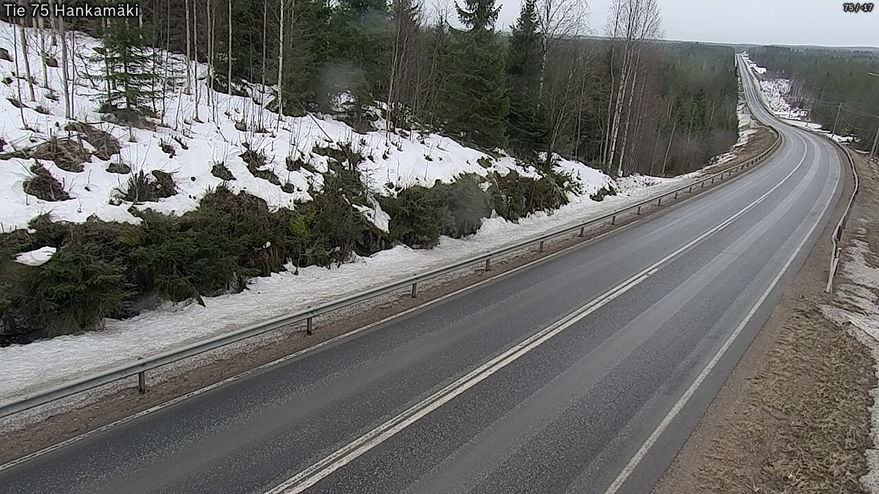 Weather Camera Image Road 75 Rautavaara, Hankamäki, Rautavaara, Pohjois-Savo