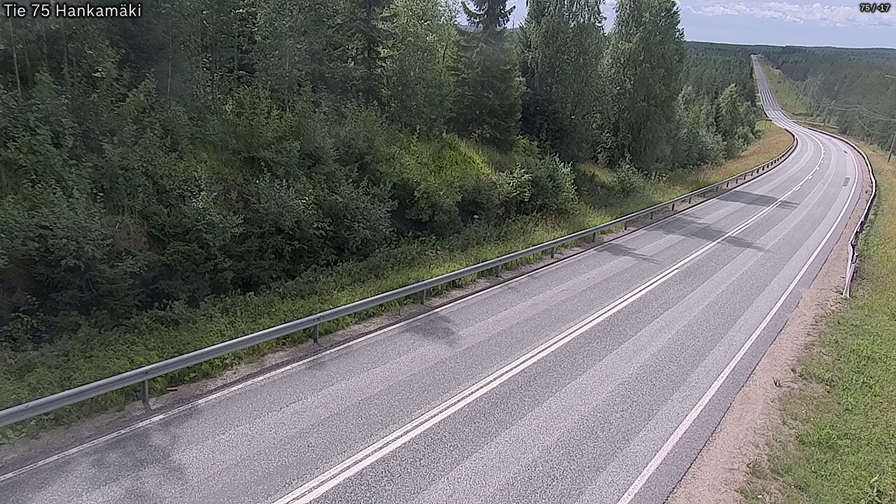 Kelikamerat Kuva Tie 75 Rautavaara, Hankamäki, Rautavaara, Pohjois-Savo
