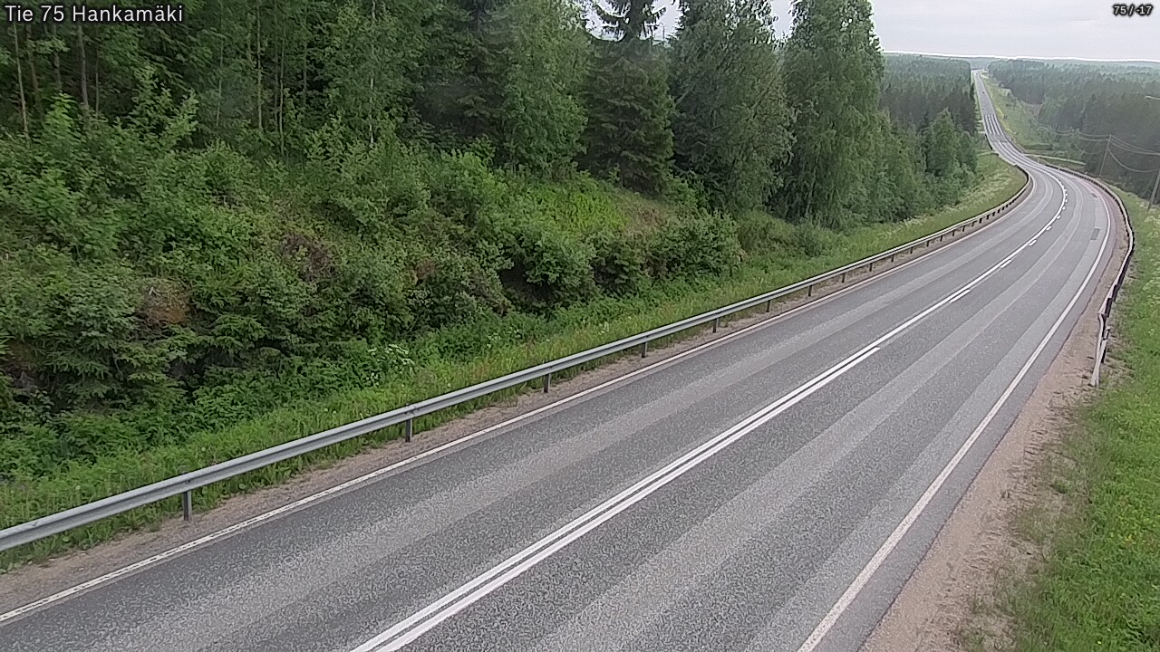 Weather Camera Image Road 75 Rautavaara, Hankamäki, Rautavaara, Pohjois-Savo