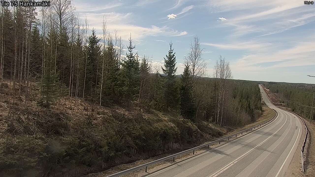 Kelikamerat Kuva Tie 75 Rautavaara, Hankamäki, Rautavaara, Pohjois-Savo