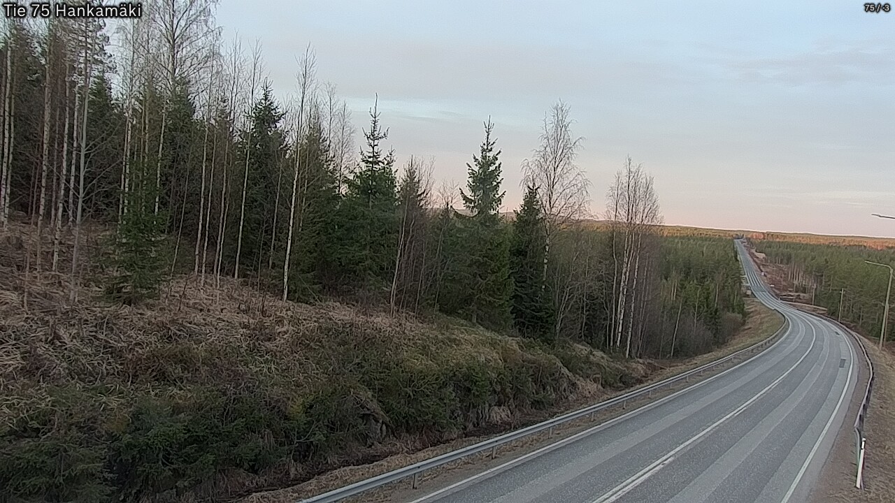 Weather Camera Image Road 75 Rautavaara, Hankamäki, Rautavaara, Pohjois-Savo