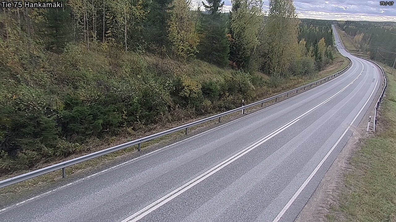 Weather Camera Image Road 75 Rautavaara, Hankamäki, Rautavaara, Pohjois-Savo