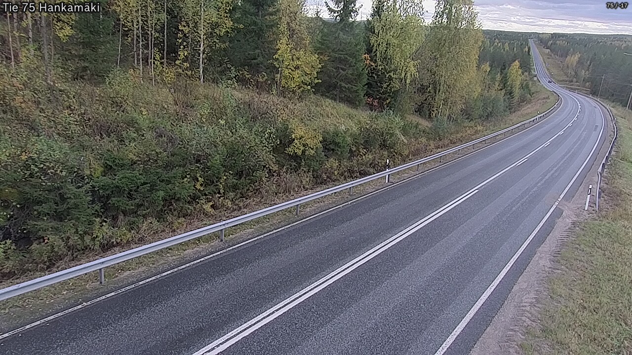 Weather Camera Image Road 75 Rautavaara, Hankamäki, Rautavaara, Pohjois-Savo
