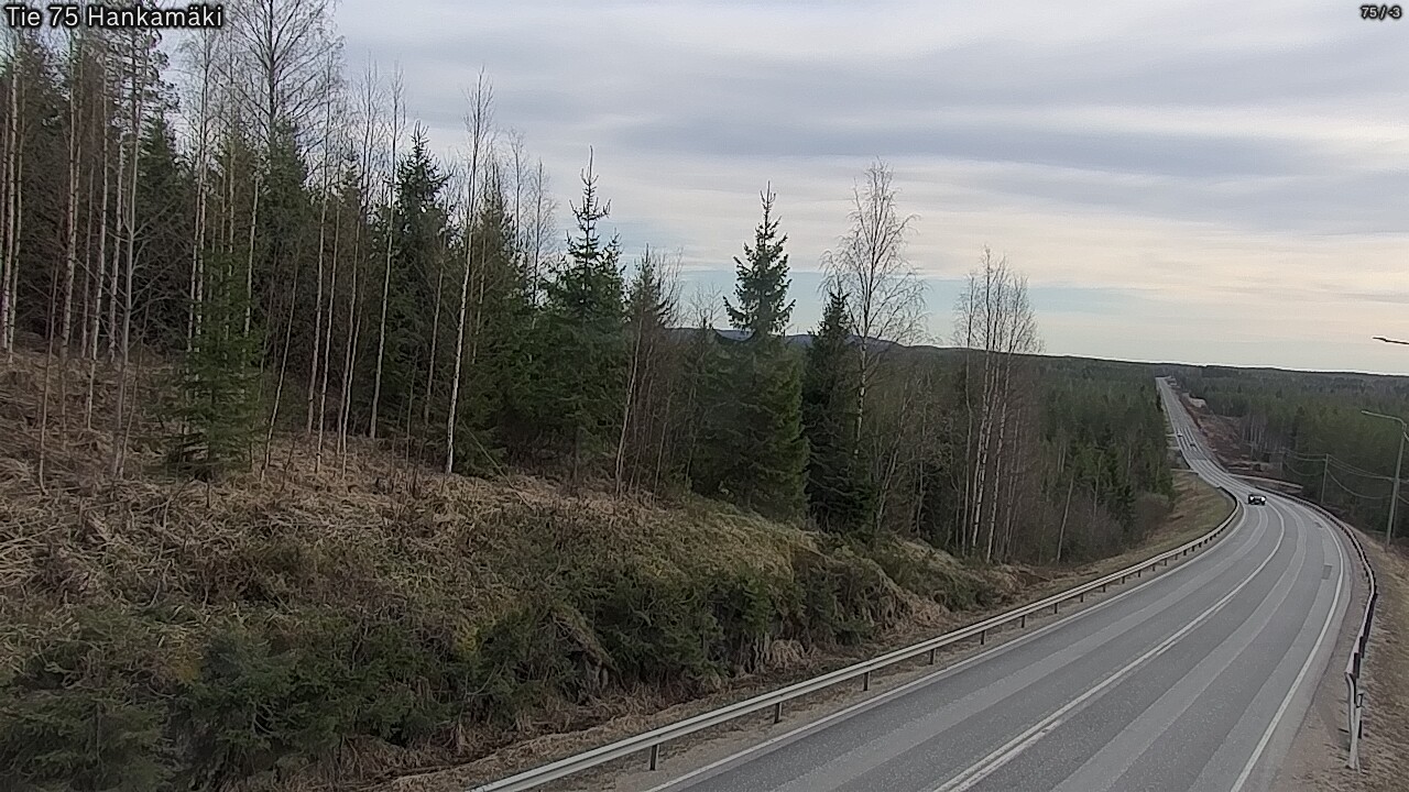 Kelikamerat Kuva Tie 75 Rautavaara, Hankamäki, Rautavaara, Pohjois-Savo