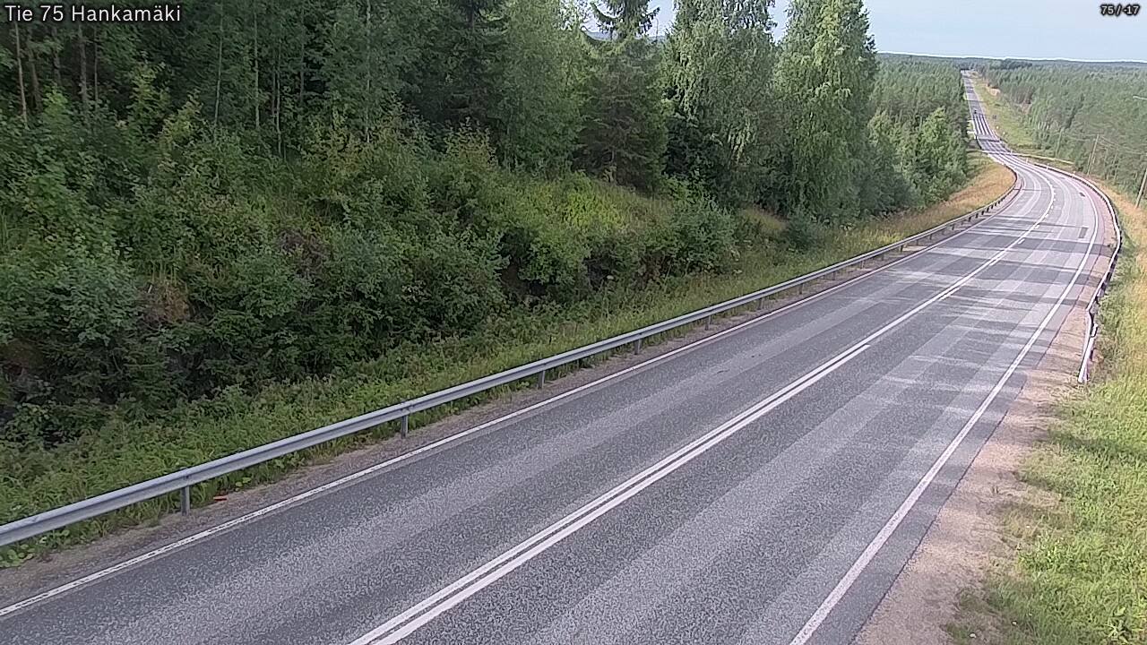 Weather Camera Image Road 75 Rautavaara, Hankamäki, Rautavaara, Pohjois-Savo