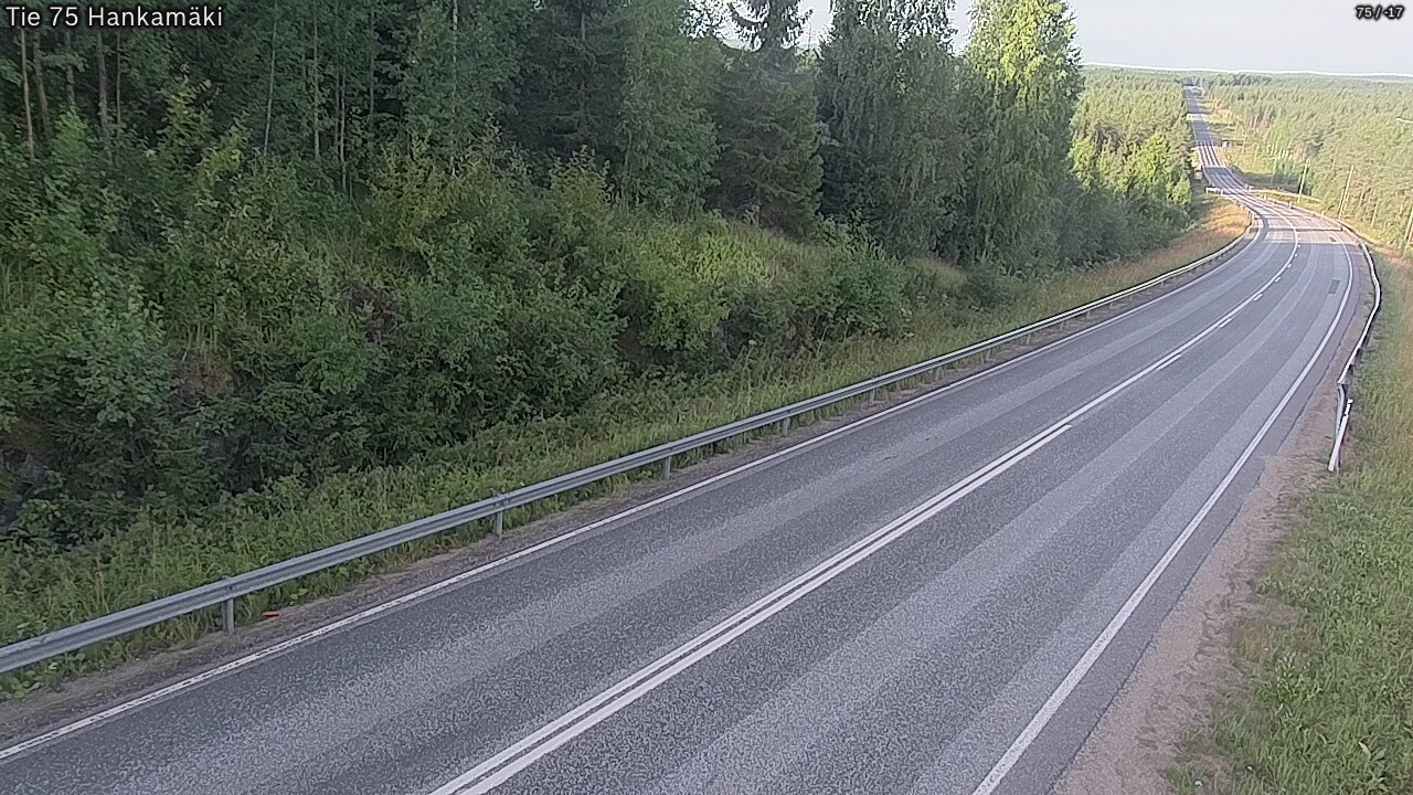 Weather Camera Image Road 75 Rautavaara, Hankamäki, Rautavaara, Pohjois-Savo