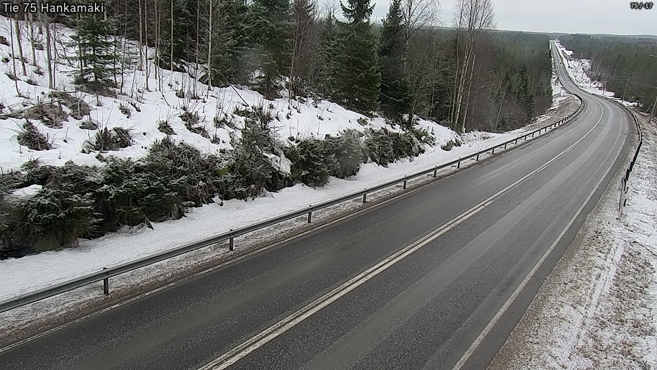 Kelikamerat Kuva Tie 75 Rautavaara, Hankamäki, Rautavaara, Pohjois-Savo