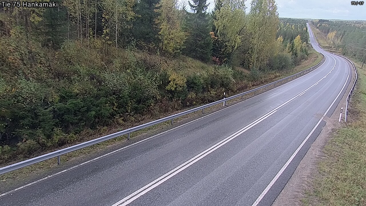 Weather Camera Image Road 75 Rautavaara, Hankamäki, Rautavaara, Pohjois-Savo