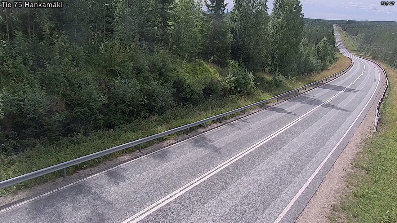 Weather Camera Image Road 75 Rautavaara, Hankamäki, Rautavaara, Pohjois-Savo