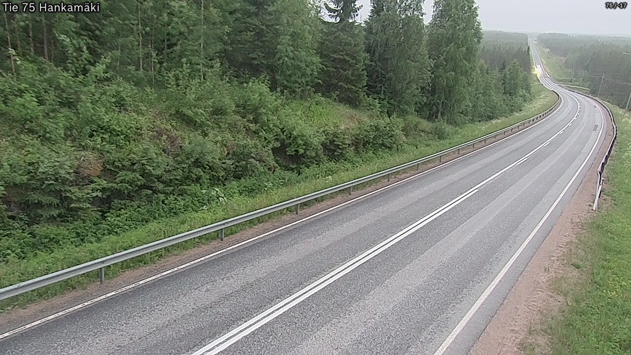 Weather Camera Image Road 75 Rautavaara, Hankamäki, Rautavaara, Pohjois-Savo