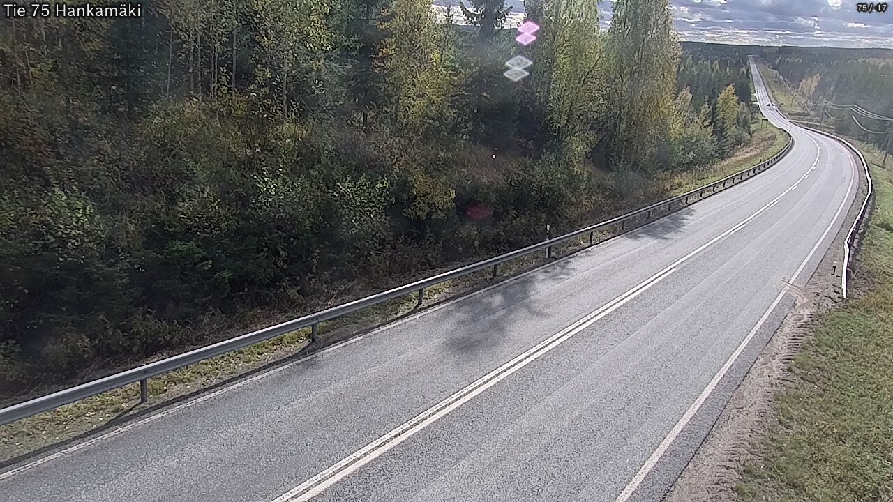 Weather Camera Image Road 75 Rautavaara, Hankamäki, Rautavaara, Pohjois-Savo
