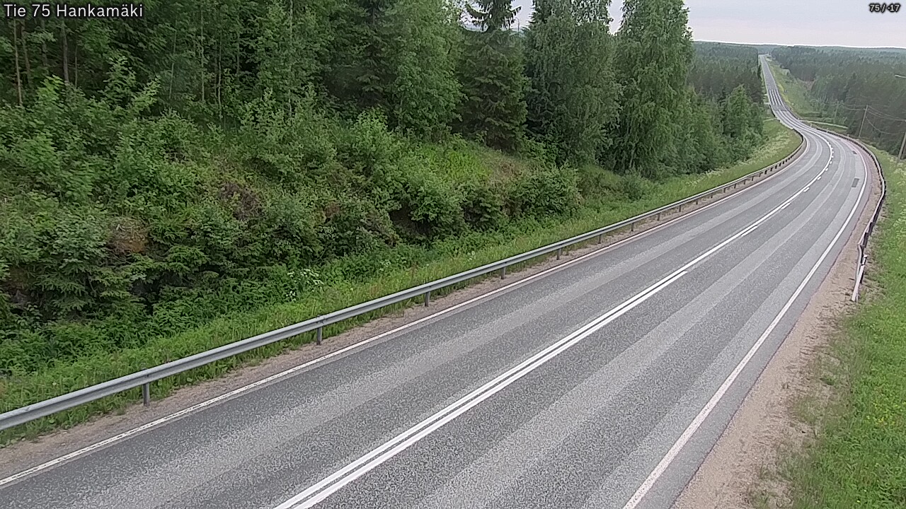 Weather Camera Image Road 75 Rautavaara, Hankamäki, Rautavaara, Pohjois-Savo