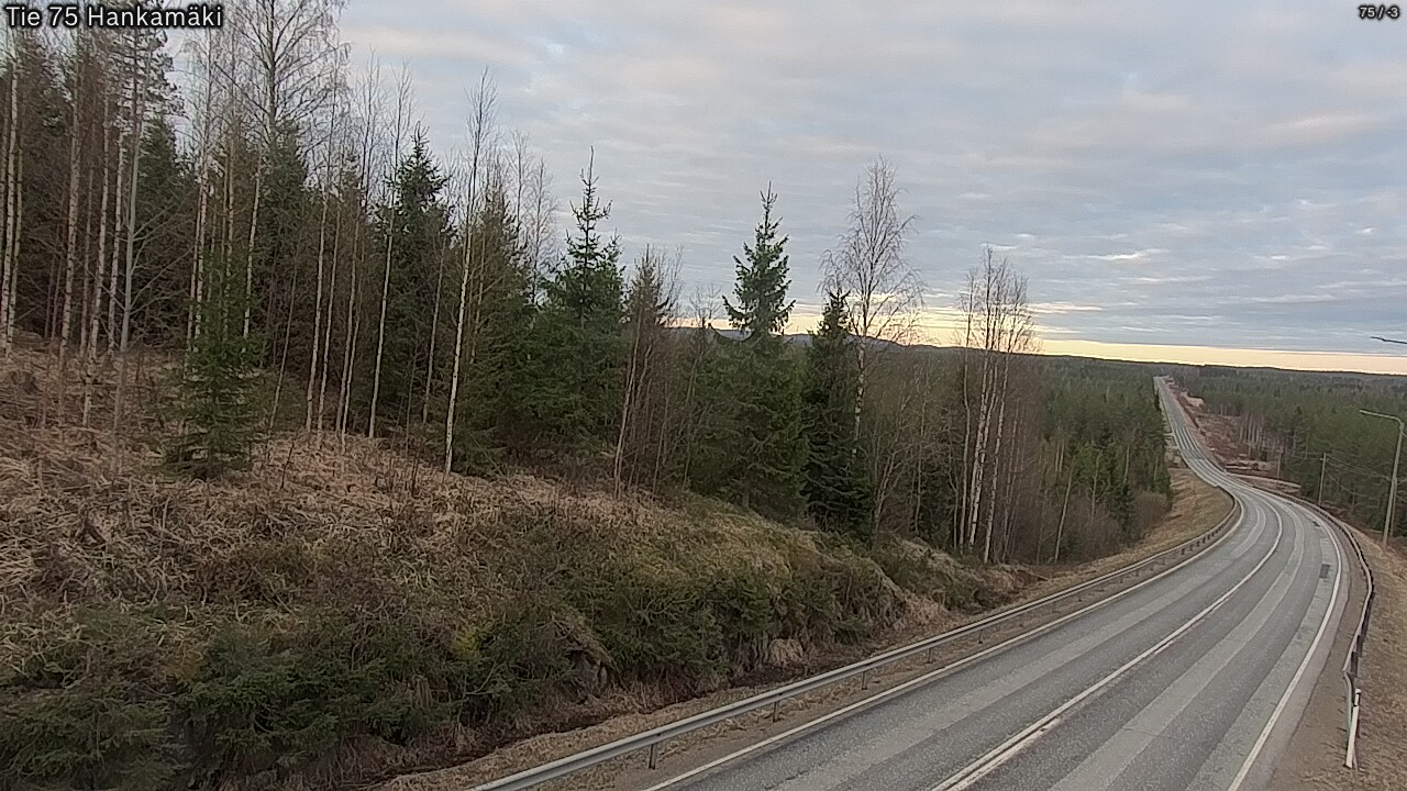 Kelikamerat Kuva Tie 75 Rautavaara, Hankamäki, Rautavaara, Pohjois-Savo