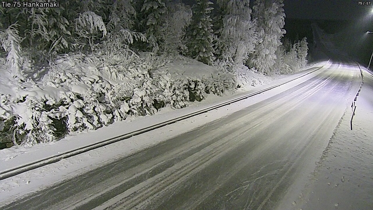 Kelikamerat Kuva Tie 75 Rautavaara, Hankamäki, Rautavaara, Pohjois-Savo