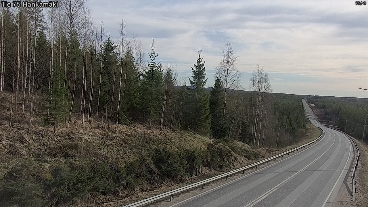 Kelikamerat Kuva Tie 75 Rautavaara, Hankamäki, Rautavaara, Pohjois-Savo
