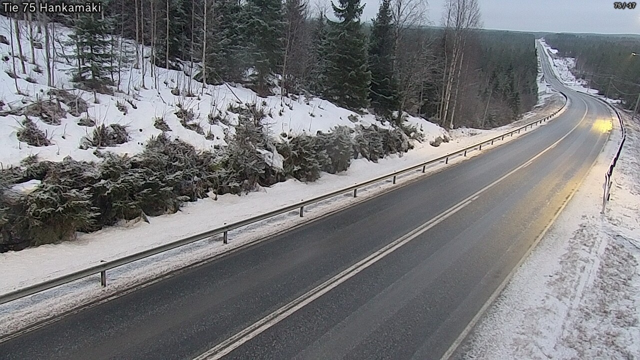 Kelikamerat Kuva Tie 75 Rautavaara, Hankamäki, Rautavaara, Pohjois-Savo