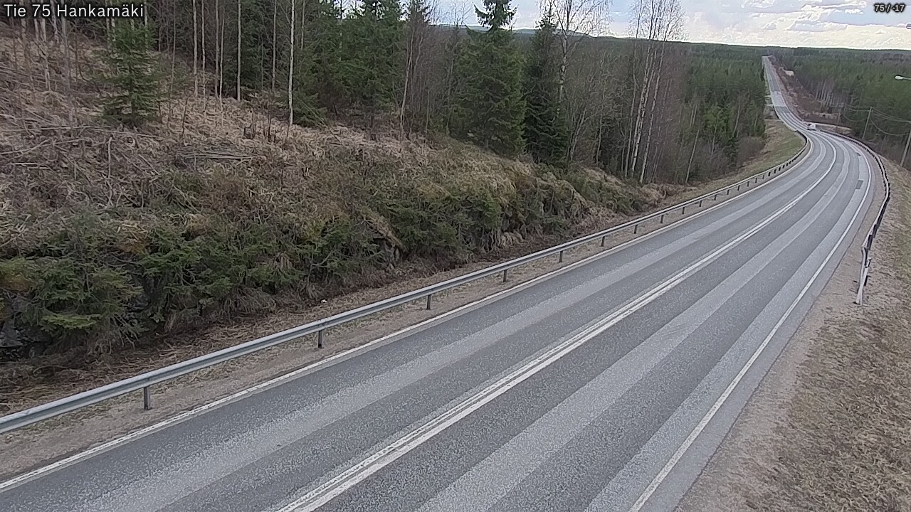 Weather Camera Image Väg 75 Rautavaara, Hankamäki, Rautavaara, Pohjois-Savo