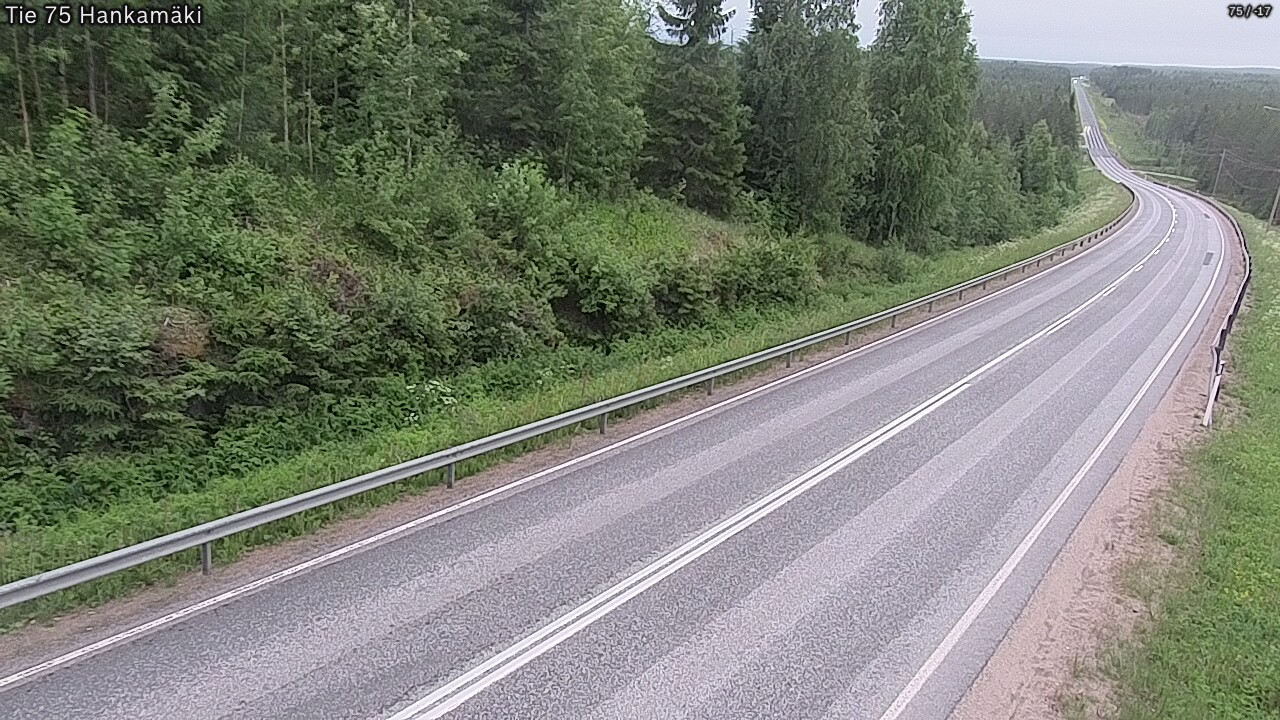 Weather Camera Image Road 75 Rautavaara, Hankamäki, Rautavaara, Pohjois-Savo