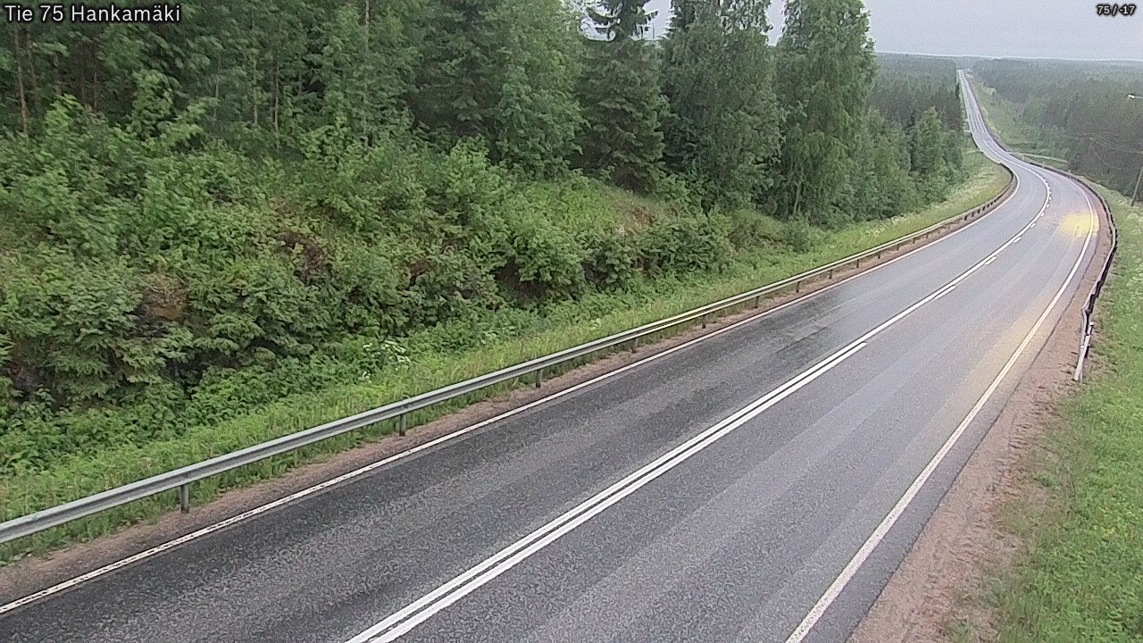Weather Camera Image Road 75 Rautavaara, Hankamäki, Rautavaara, Pohjois-Savo