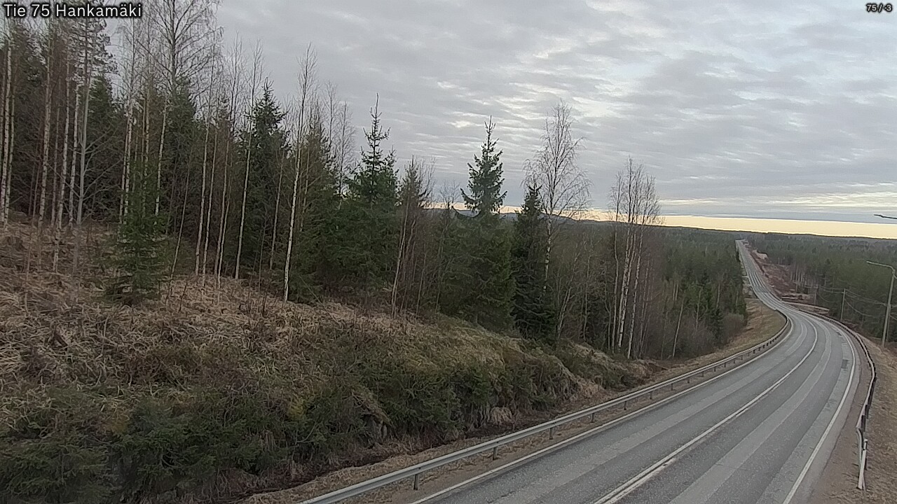 Kelikamerat Kuva Tie 75 Rautavaara, Hankamäki, Rautavaara, Pohjois-Savo