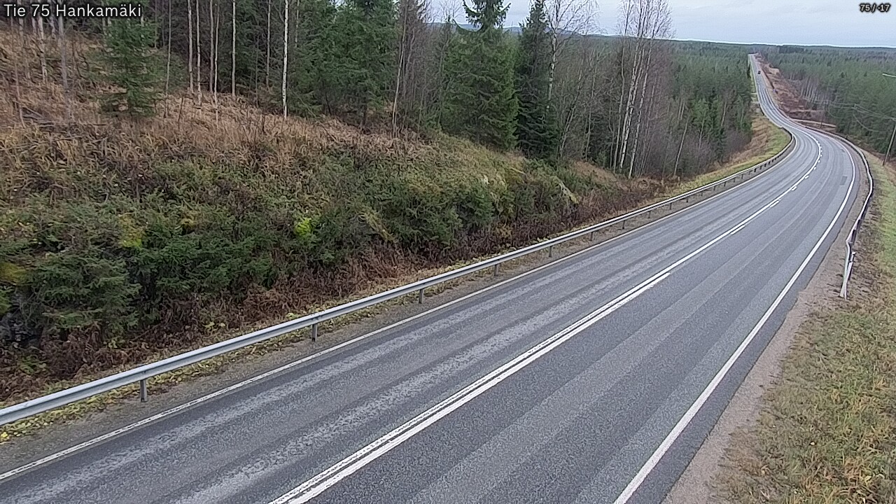 Weather Camera Image Väg 75 Rautavaara, Hankamäki, Rautavaara, Pohjois-Savo