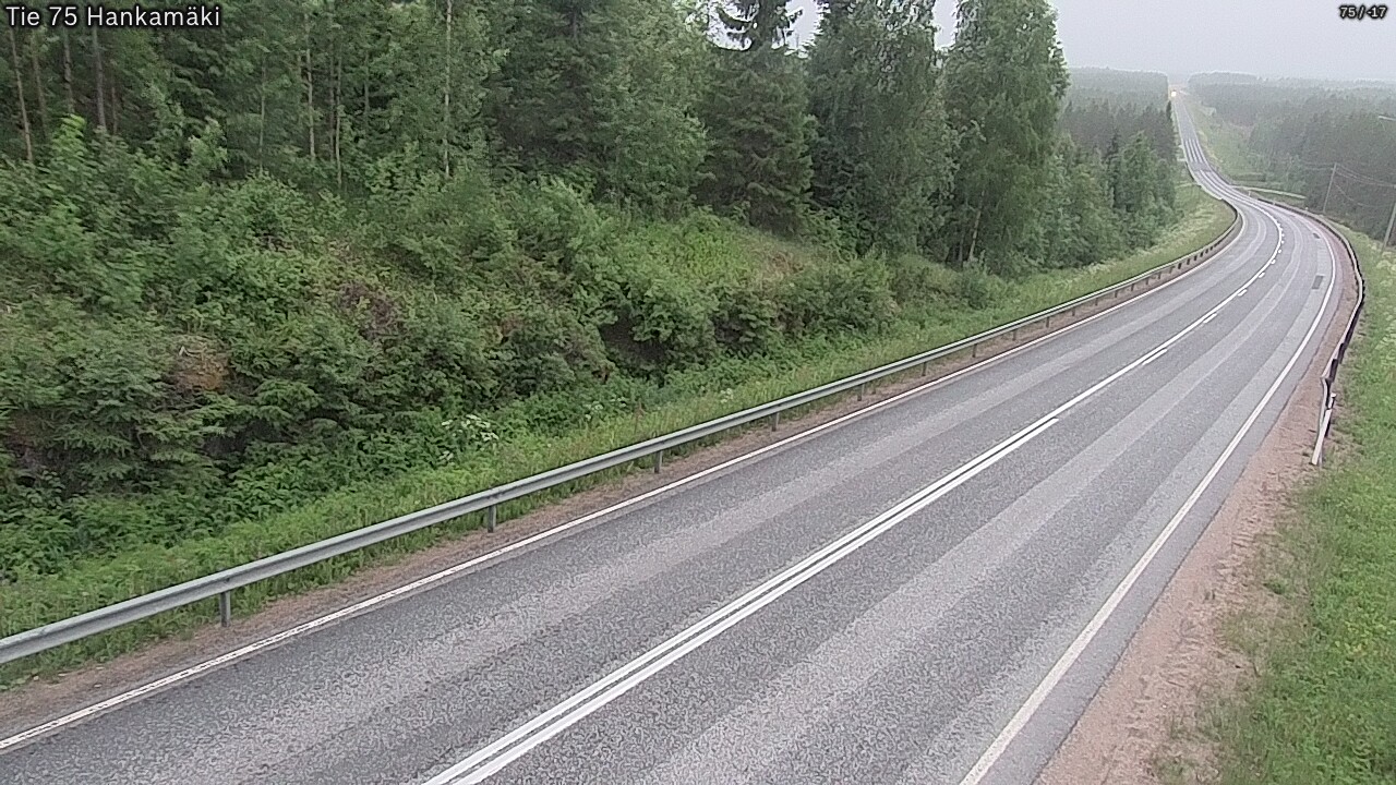 Weather Camera Image Road 75 Rautavaara, Hankamäki, Rautavaara, Pohjois-Savo